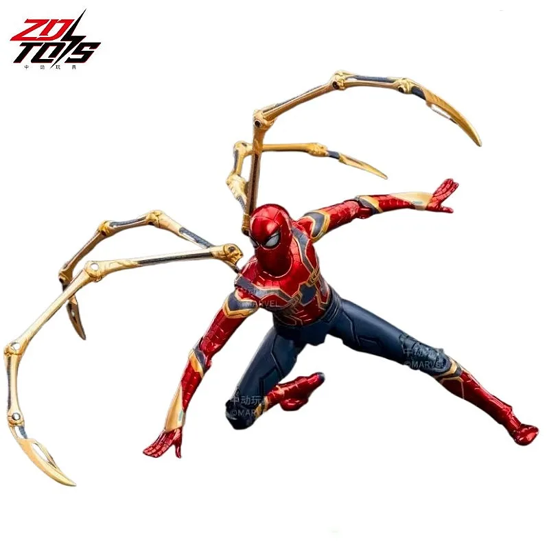 

В наличии оригинальные ZD игрушки Marvel Iron Spider 2.0 фигурки модели украшения статуя подарочные игрушки