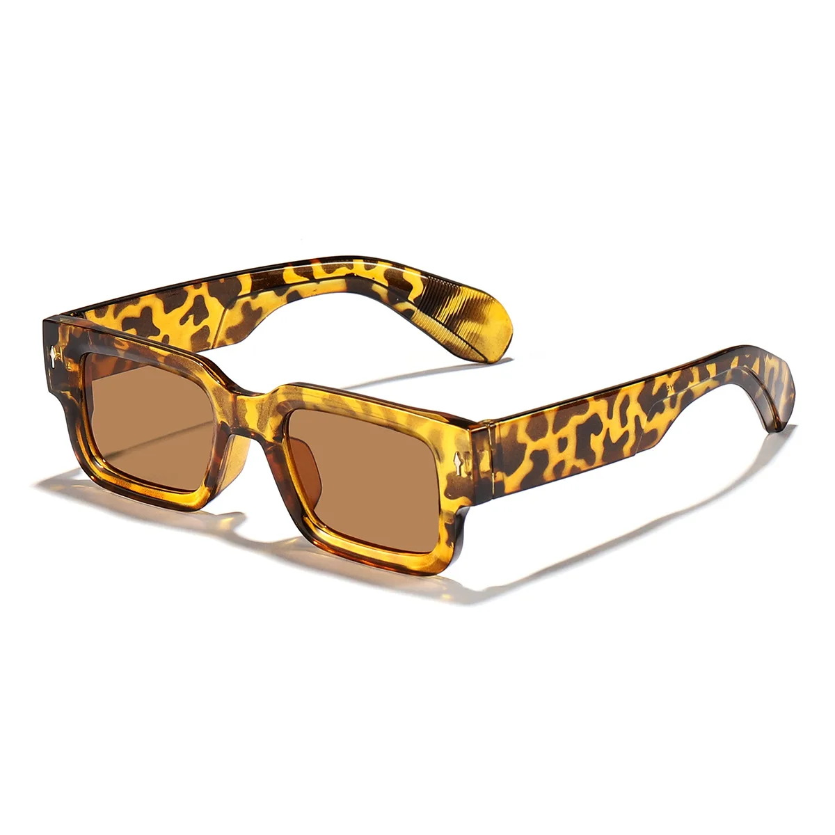 Unisex retro vierkante zonnebril Klassieke UV-bescherming Plastic frame Shades Brillen Outdoor Travel Driving Zonnebril UV400