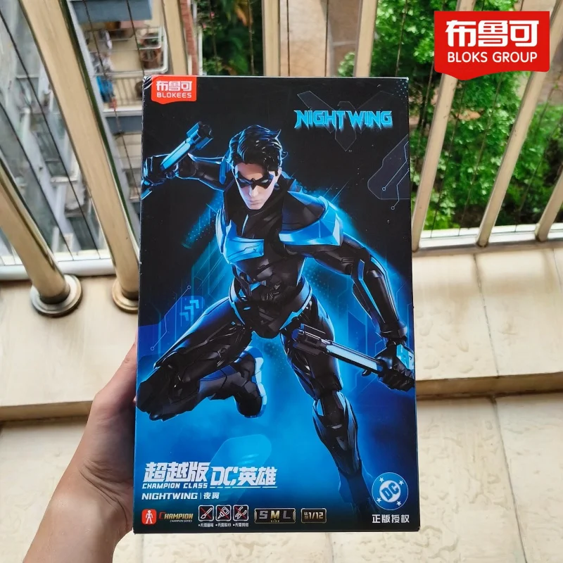 Bloques de Construcción Blokees, Nueva Versión DC Heroes Beyond, Batman Nightwing, Figura de Acción Coleccionable, Regalo para Coleccionistas
