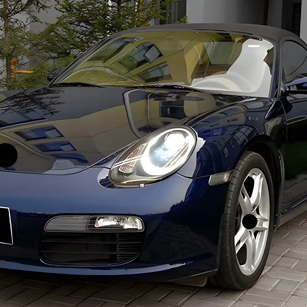 For Porsche Boxster Cayman 987.1 2004-2008 Auto LED Front Lamps Assembly Upgrade High Quality Projector Lens Car Accessories