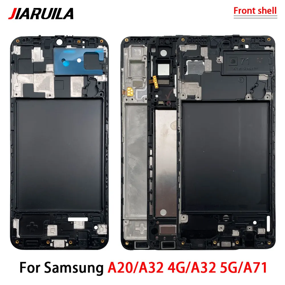 NEW Front Housing LCD Frame Bezel Plate Replacement Parts For Samsung A21 A02 A02S A03S A03 Core A04 A04S A04E A32 4G 5G A34