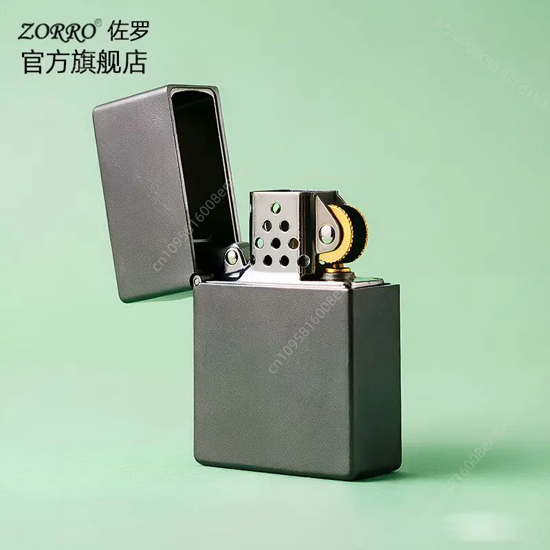 

ZORRO 860 new titanium alloy fuel lighter, windproof grinding wheel lighter, cigarette accessories, men's gift