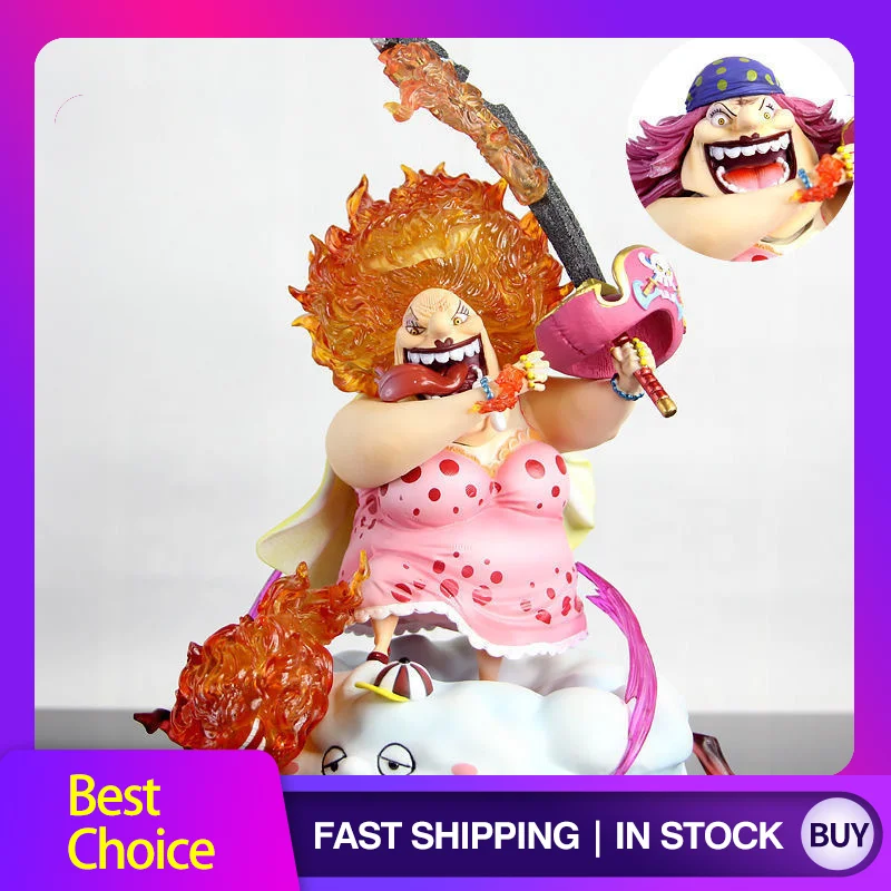

One Piece Figure 28CM GK Big Mom Charlotte Linlin Anime Figure Four Emperors Action Figure Collectible Model Toys Birthday Gifts