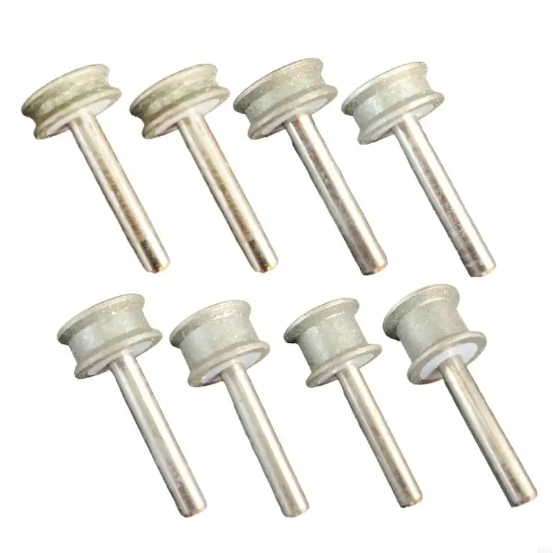 

40JE Precise Concave Diamonds Grinding Wheel For Intricate Glass Designs 6mm Shank