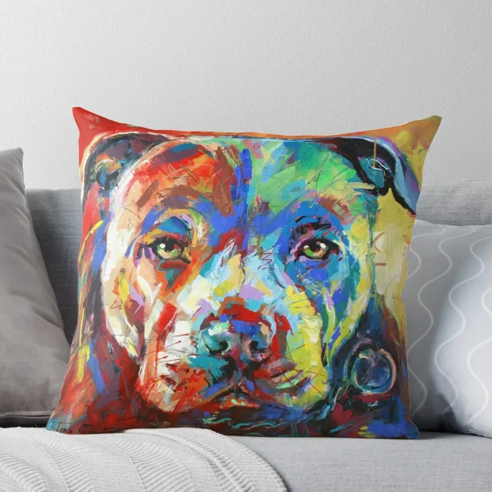 Stafforshire Bull Terrier Throw Pillow Christmas Pillowcase Pillowcase Cushion Pillow