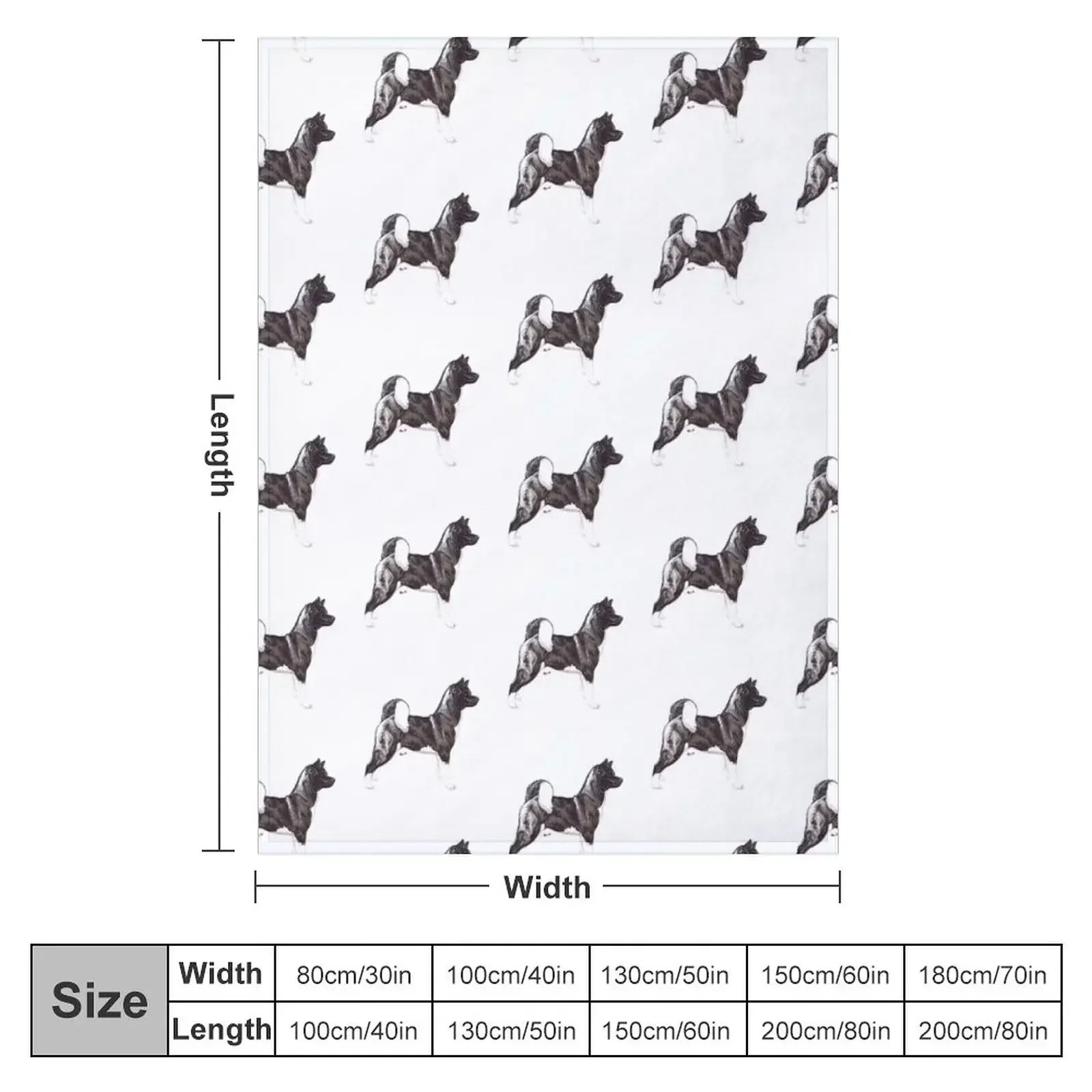 American Akita Dog Breed Show Stack Stand Throw Blanket Decorative Sofas Thermals For Travel Flannels Blankets