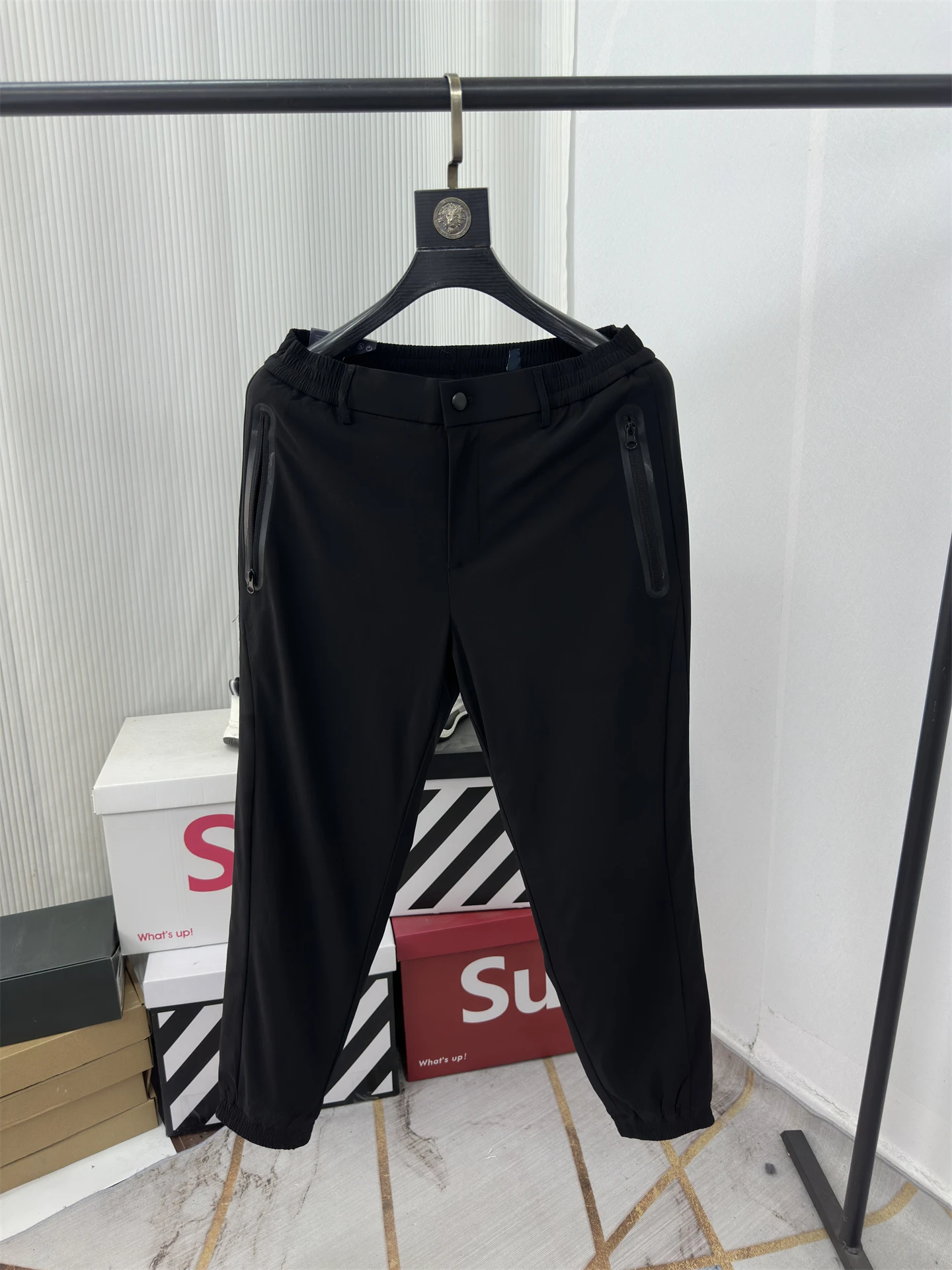 

Теплые зимние повседневные брюки для мужчин с флисовой подкладкой, приятные для кожи, с манжетами, простой дизайн