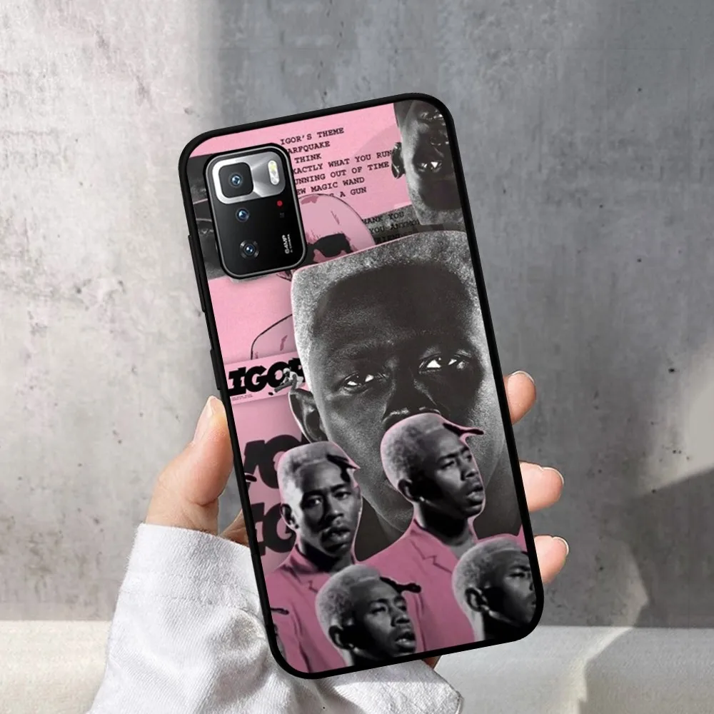 Rapper T-tyler The Creator Flower Phone Case For Redmi Note 4 X 5 A 6 7 8 T 9 9S 10 11 11S 11Epro Poco M3 Pro