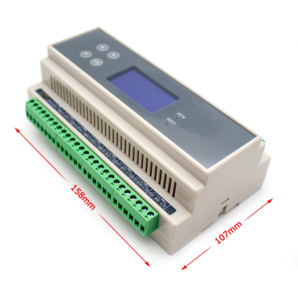 RS485 Multi-Channel Temperature Sensor Module for PT100 RTD 8/16 Channel