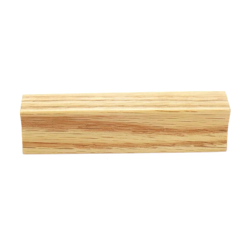 MARUAT Strip Wooden Drawer Pull Square Handmade Cabinets Dresser Handles Wood Kitchen Cupboard Wardrobe Door Pulls for Furniture