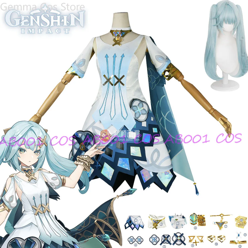 

Faruzan Cosplay Costume Suit Dress New character Game Genshin Impact 3.3 Costume Full Set Faruzan Cosplay Anime Clothes Cos