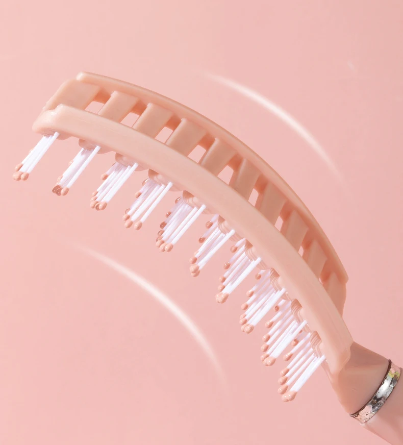 1pc Anti-Static Massage Brush Women's Hair and Scalp Massage Comb - Straight Hair Professional Tool
