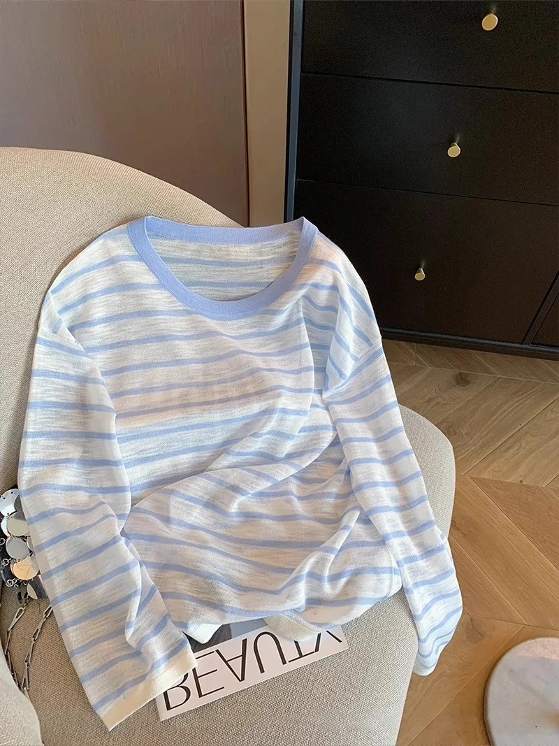 

Легкая дышащая трикотажная футболка с защитой от солнца, повседневная свободная посадка, летний модный топ для мужчин и женщин