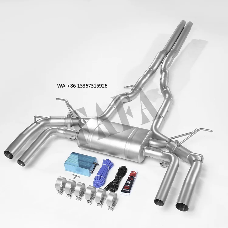 

Car Exhaust System Middle and Rear High-performance Cat Back Exhaust Pipe Electric Valve Muffler Exhaust