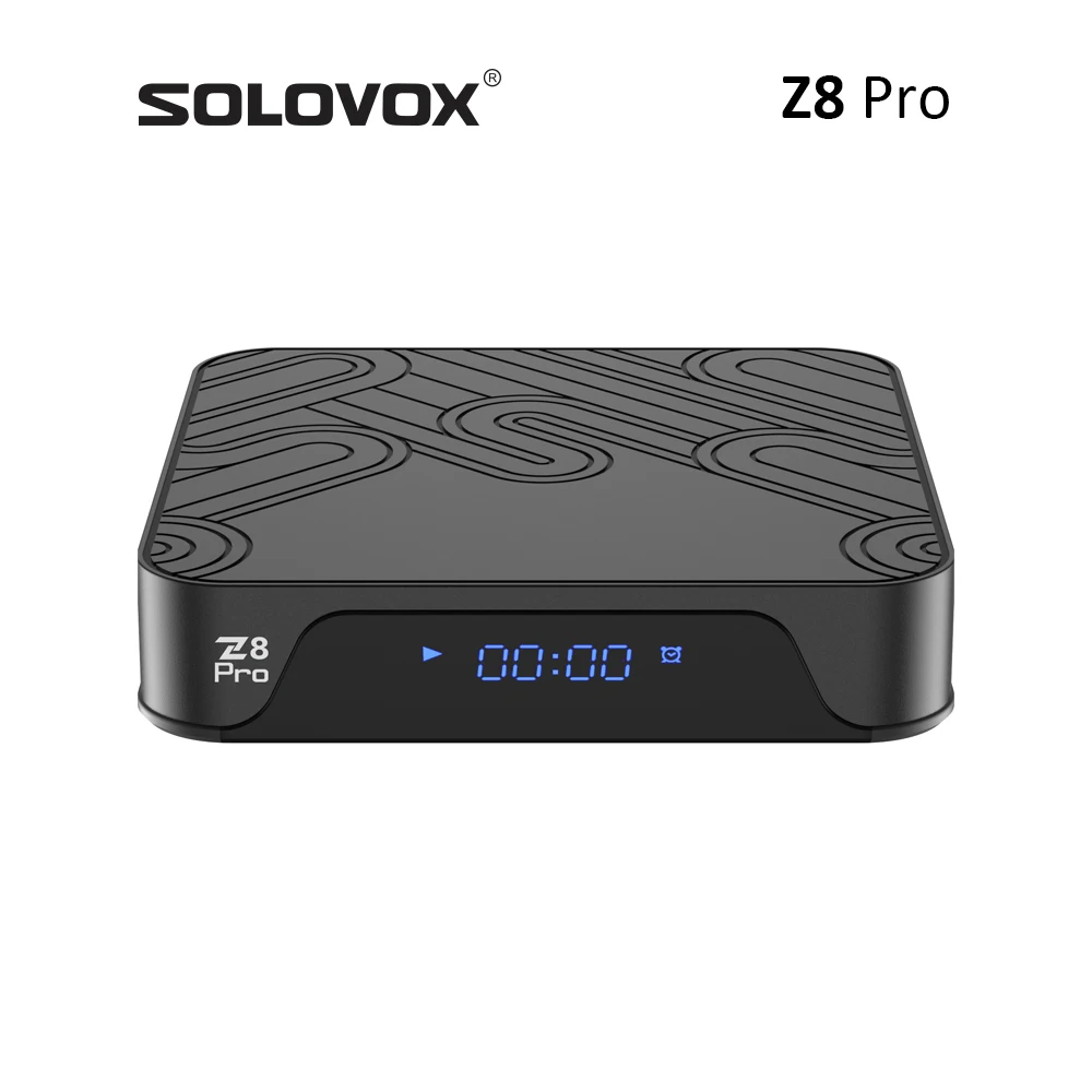 SOLOVOX Z8 Pro Android 12 Smart TV Box H618 Quad 2G 16G 4G 32G WiFi Bluetooth 5 Voice Assistant YouTube 8K Z8Pro Media Player