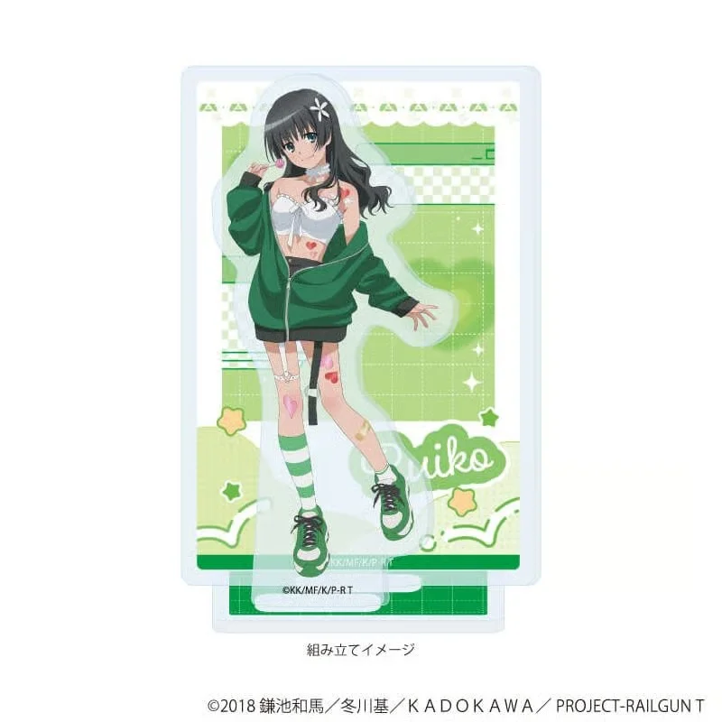 15CM Anime A Certain Scientific Railgun Acrylic Standing Sign Board Decorations Accessories Festivals Gifts Keychains