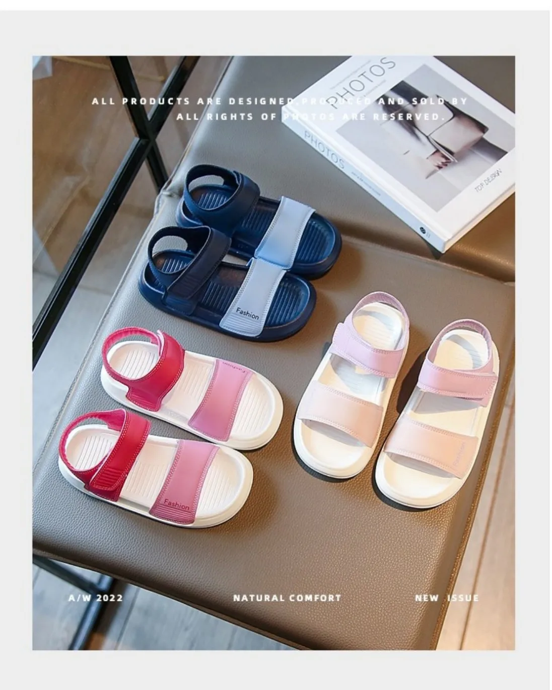 

Детские модные повседневные сандалии на лето 2026 года. Удобные сандалии с мягкой подошвой. Доступны в нескольких цветах.