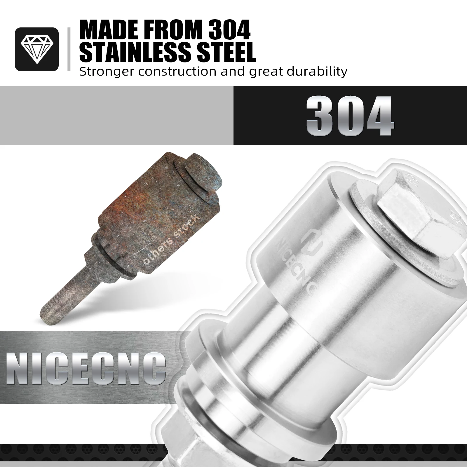 NICECNC 2024-2025 ل KTM EXC 300 250 350 500 EXCF 250 350 450 500 XC-W 350 500 XCF-W 250 350 PDS صدمة هيم المشتركة الصحافة أداة