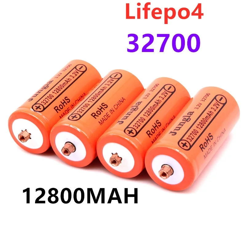 100% Original 32700 12800mAh 3.2V lifepo4 Rechargeable Battery Professional Lithium Iron Phosphate Power Battery with screw