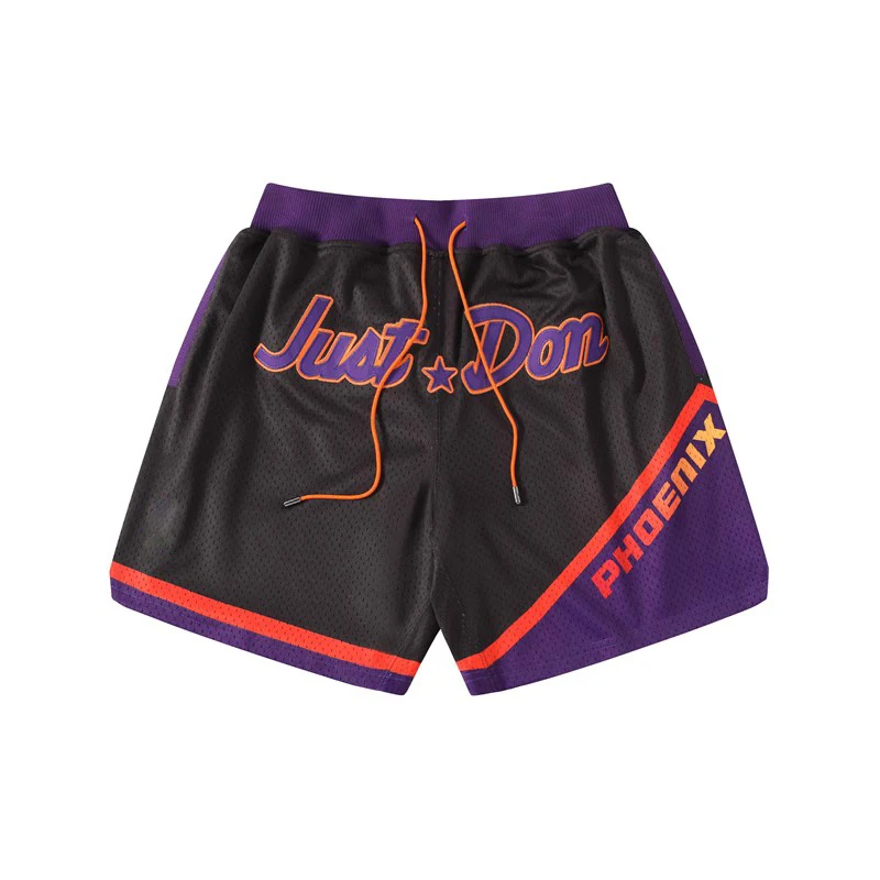 2024 Growling Little Eyes JustDon Casual JD Basketball Shorts Lakers Heat Magic Bulls James Series with Adult Kids Style