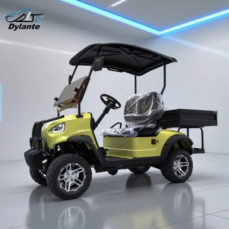 Popular 2 4 6 seater Street Legal Off Road Sightseeing Hunting Electric Golf Carts For Adults With Rear Cargo Box