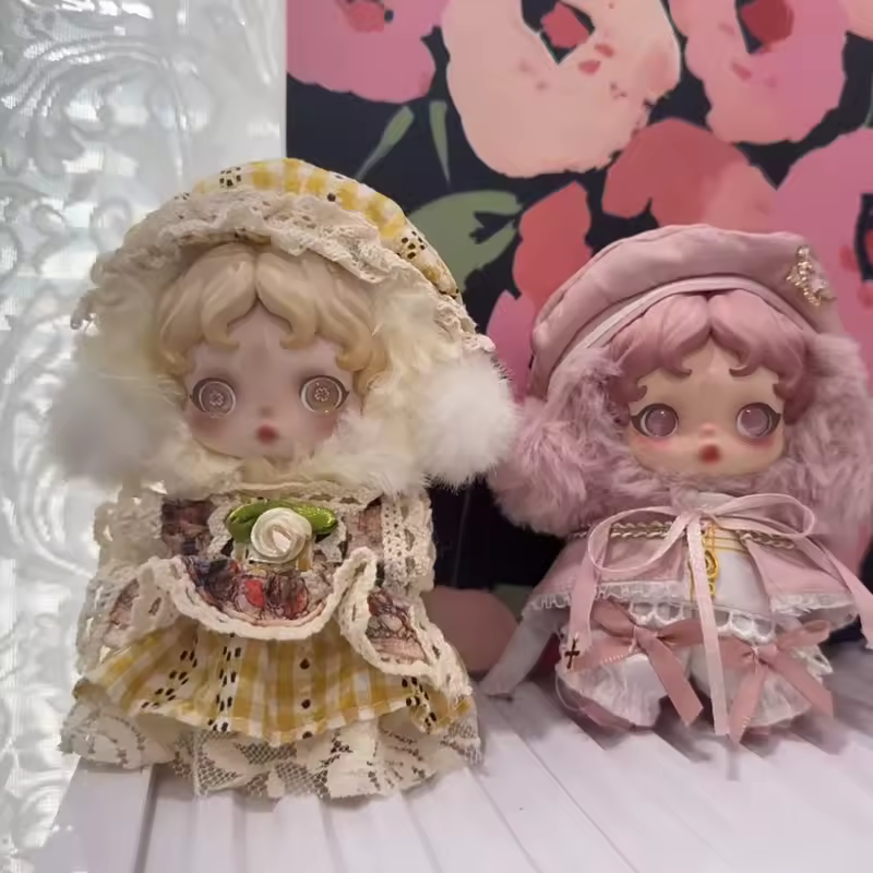 For Skullpanda Doll Clothes Cartoon Handmade Costumes Diy Doll Clothing Replacement Set Dolls Accessories Anime Peripherals Gift