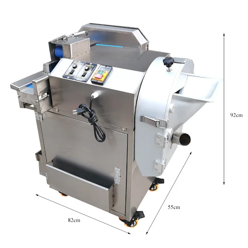 Automatic Vegetable Dicing Slicing Shredded Machine For Commercial Multi-functional Vegetable Cutting Equipment