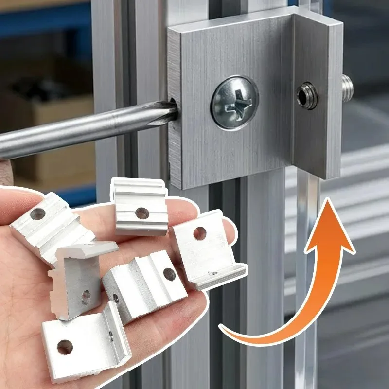 20/1Pcs Fixing Side Panel Bracket Accessories 2020 3030 4040 Fixing Parts for Machine Frame Construction Components Supplies