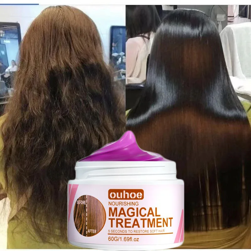 

Mighty Keratin Hair Mask Treatment Hair Root Repair Frizz Conditioner Moisturizer Smoothing Damaged Hair Nutrition Protein Care