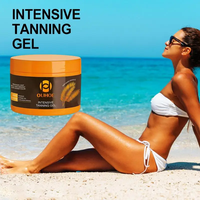 New Summer Beach Tanning Cream 150g Self-tanning Lotion Brown Body Bronzer Sunless Cream Moisturizing Nourish Skin Beauty Care