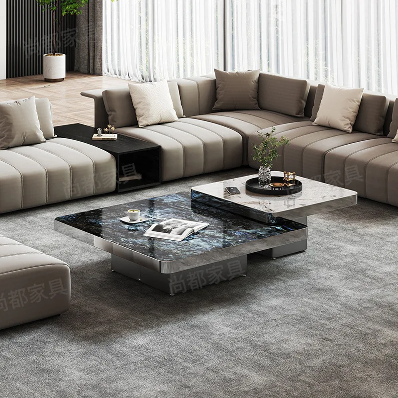 

Design Sense Coffee Table Exquisite Elegant Modern Fashion Coffee Table Minimalism Retro Living Room Furniture Quemo YS50CC