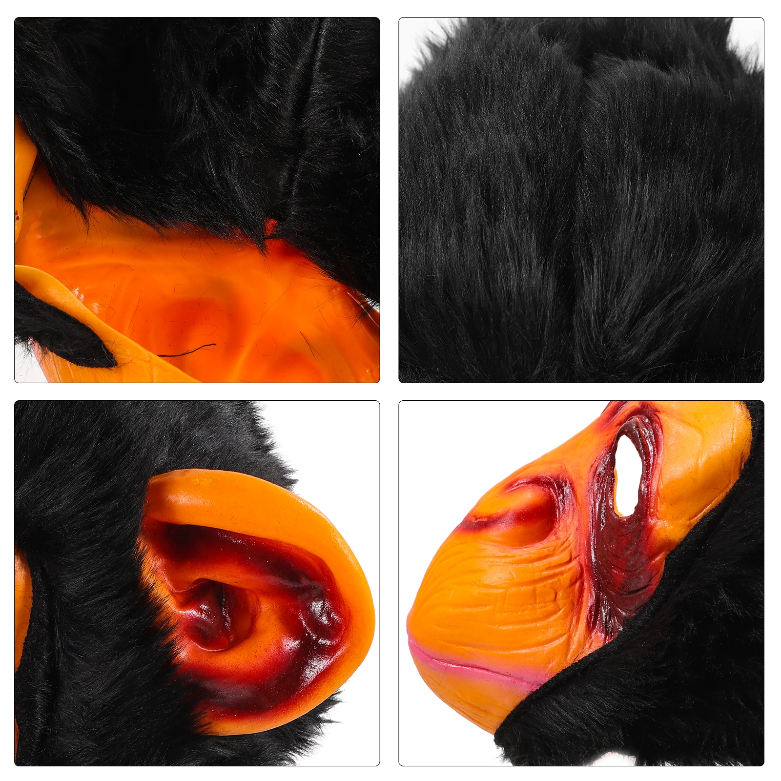 1PC Halloween Monkey Headgear Halloween Mask Terror Fancy Dress Party Props Cover for Men and Women