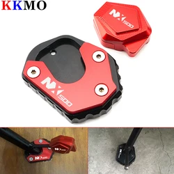 NX500 aksesuarları motosiklet CNC yan standı büyüt & destek HONDA NX500 NX 500 nx500 için Kickstand sütun yardımcı 2023-2025