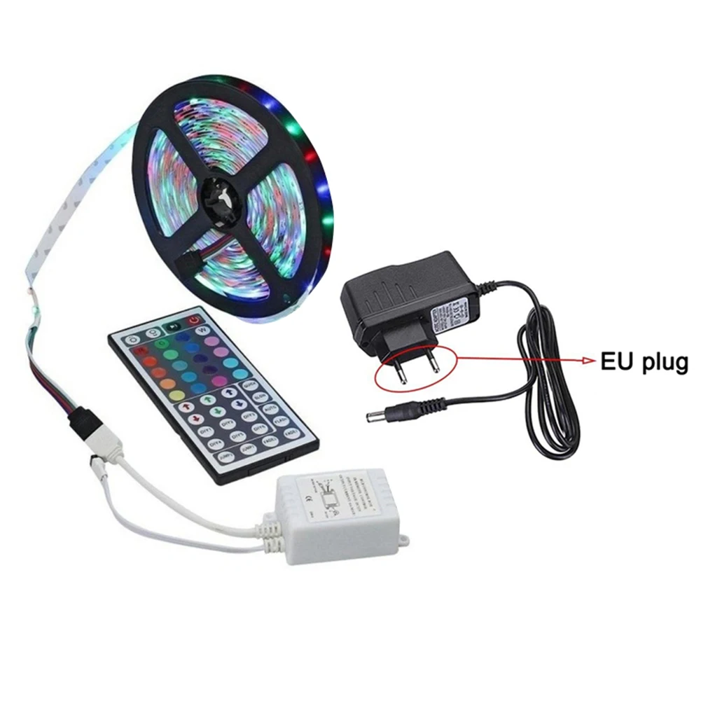 

LED Strip Lights RGB LED Light Strip 3528 RGB Tape Lights Color Changing LED Strip Lights With Remote For Home Lighting Kitchen