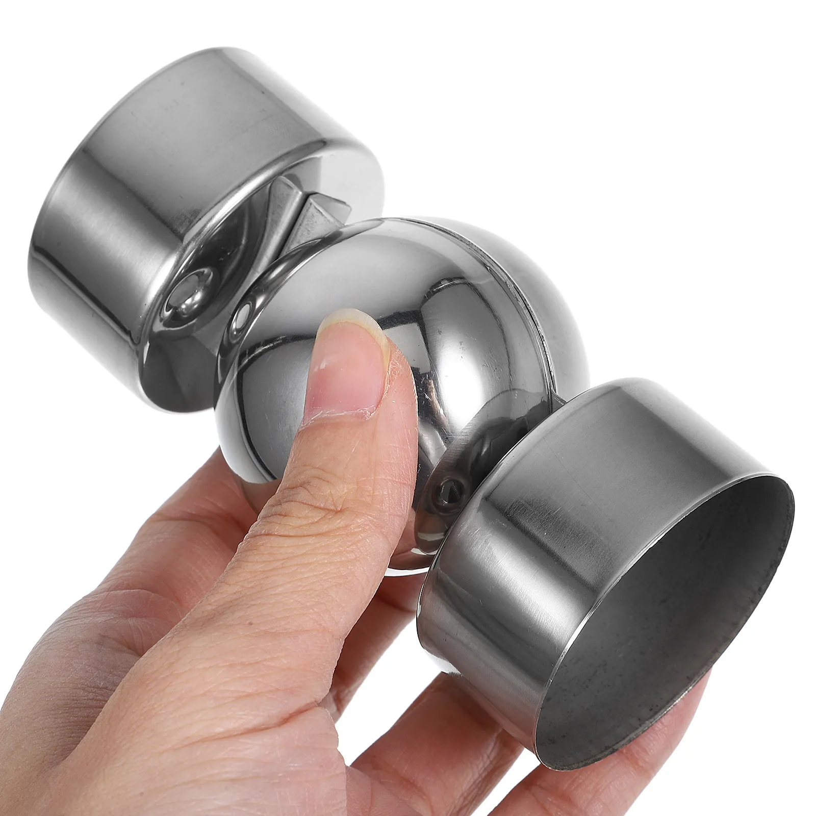 Heavy-Duty Stainless Steel Handrail Connector Fitting for Stair Railing Tube Round Pipe Simple Design Long-Lasting Handrail
