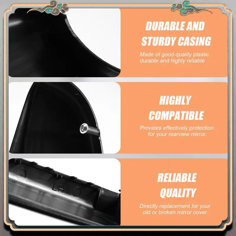 

Reliable-For Vauxhall Opel Astra H Mk5 04-09 Wing Mirror Cover Bottom Cover Side Lower Holder