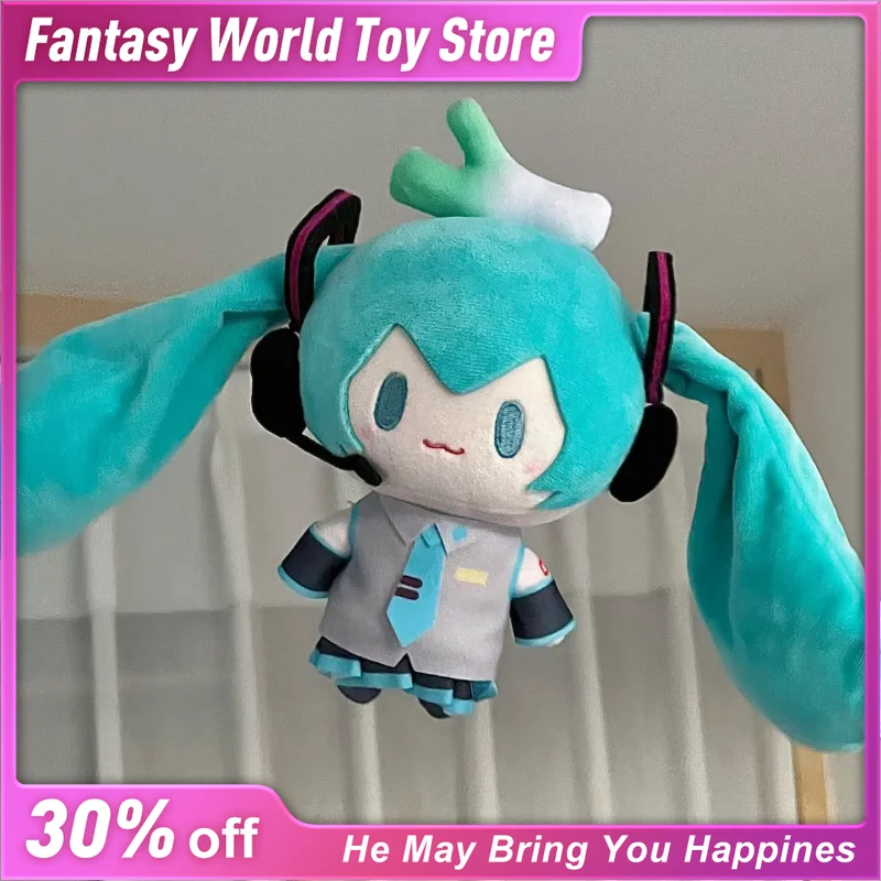 

In Stock 15cm Hatsune Miku Kagamine Rin Plush Doll Anime Peripheral Ornament Collection Sofa Decor Birthday Gift for Children