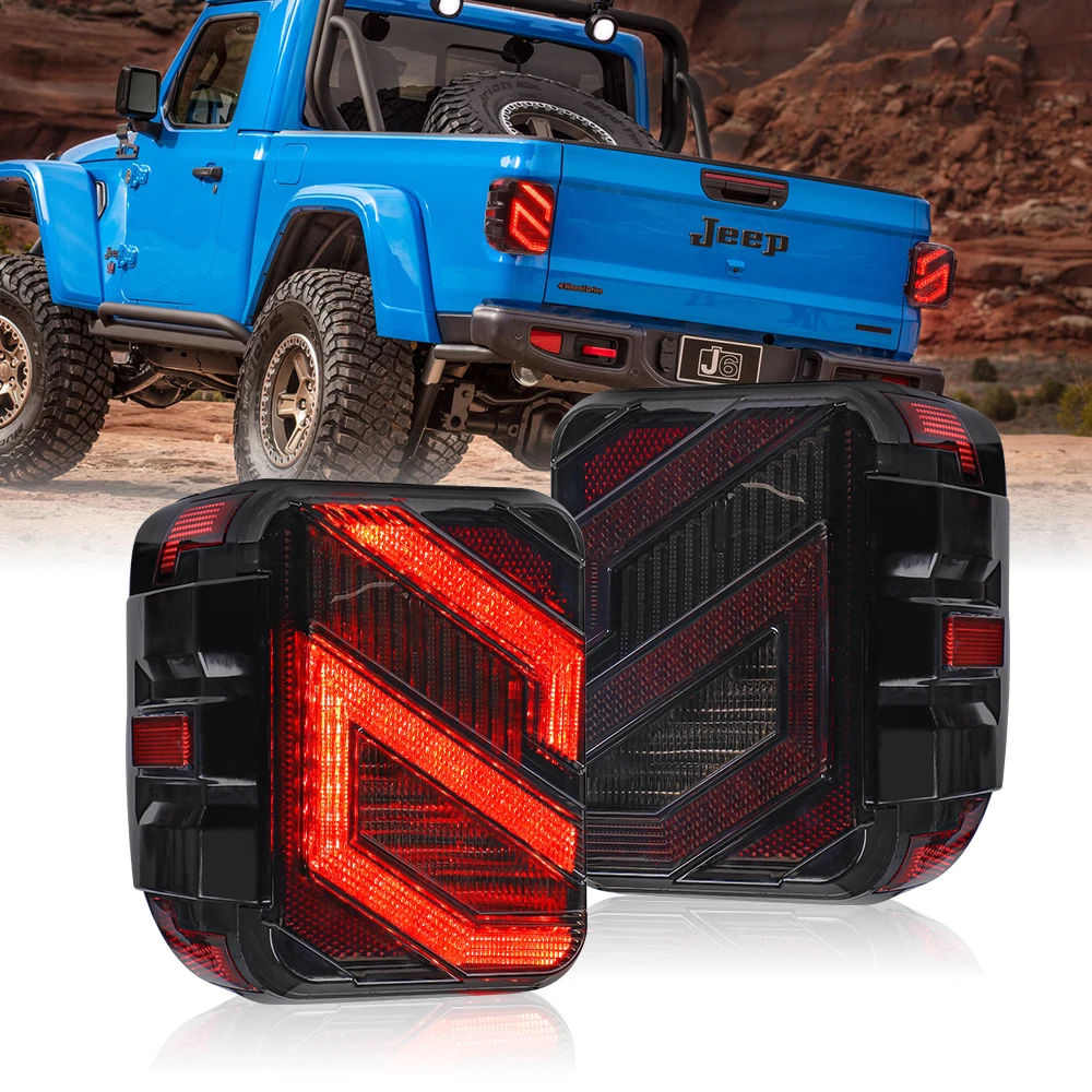 Custom Tractor Led Lights S led third brakes taillights For Jeep Cherokee Gla Rubicon Jl 2019 2000 Truck Trailer Tail Lamp