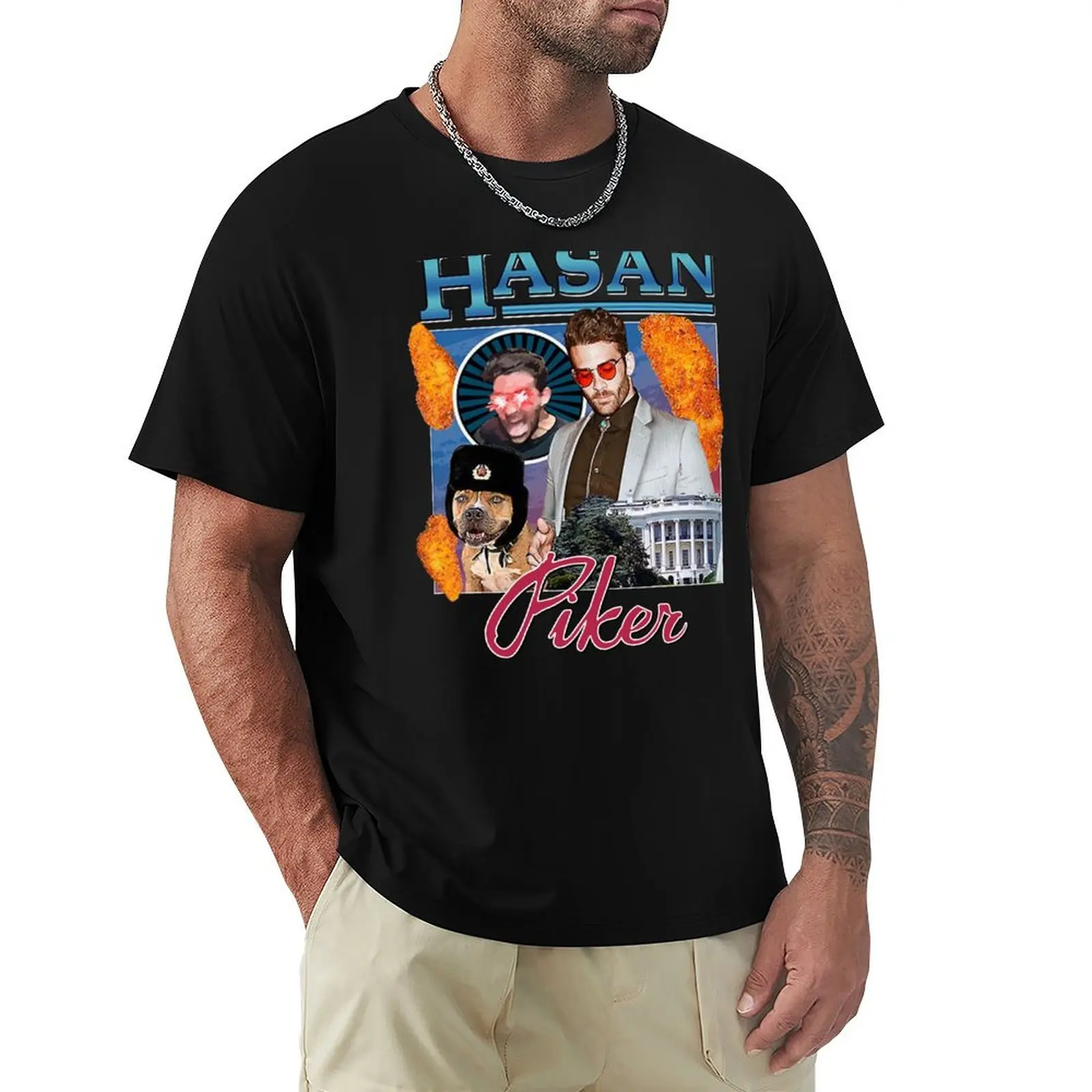 

hasanabi T-Shirt blacks summer 2025 valentines boutique clothes luxury clothes men