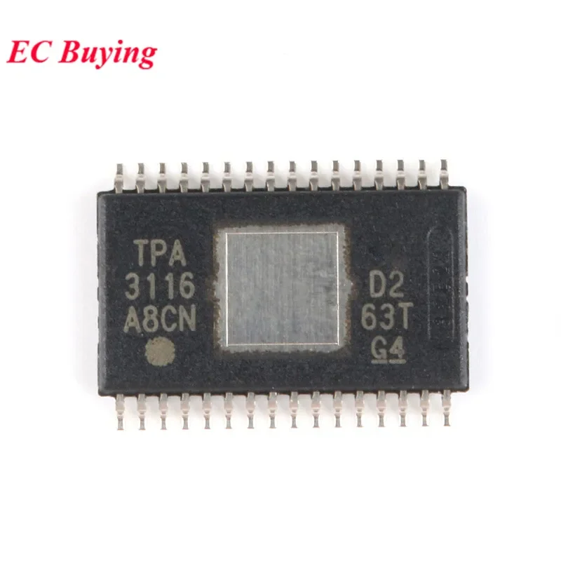 TPA3116D2DADR TPA3116D2 HTSSOP-32 TPA3116 Class D Audio Power Amplifier 2 Channel IC Controller Chip New Original