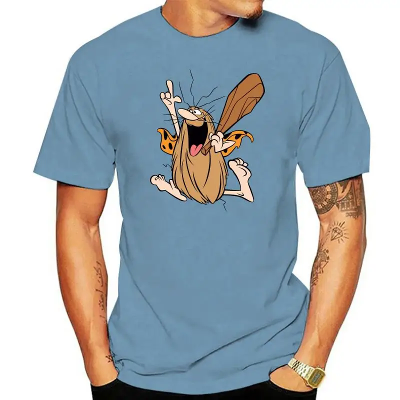 Print T Shirt Fashion Captain Caveman Cartoon Classic Design T Shirt Male Fashion Cool Tops Hipster Printed Summer Tees