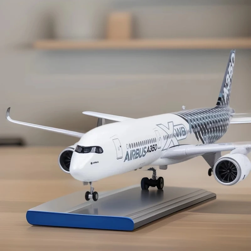 46CM Airbus A350 Model Aircraft High Precision Detailed Collectible Perfect for Aviation Enthusiasts & Displayv Detachable