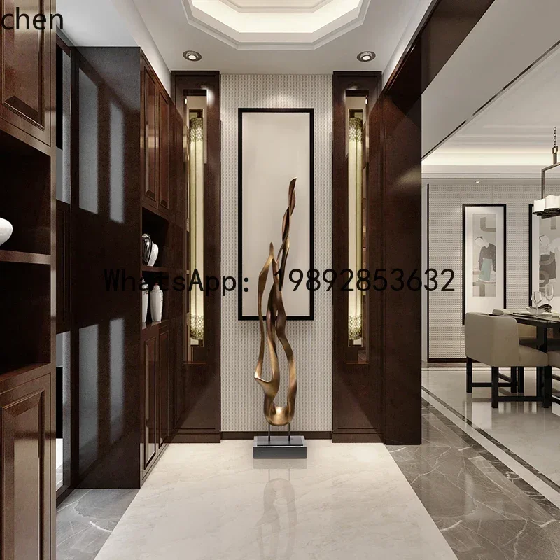 4-9floor-to-ceiling ornaments large fiberglass reinforced plastic decorative works of art modern simple light luxury