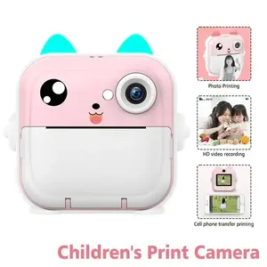 Instant Print Mini Digitalkamera für Kinder, HD 1080p -Bildschirm, Spielzeug im Freien, Thermalpapier, Kinder 8 Hauptverkäufe Smartphone mit Thermokamera - №4