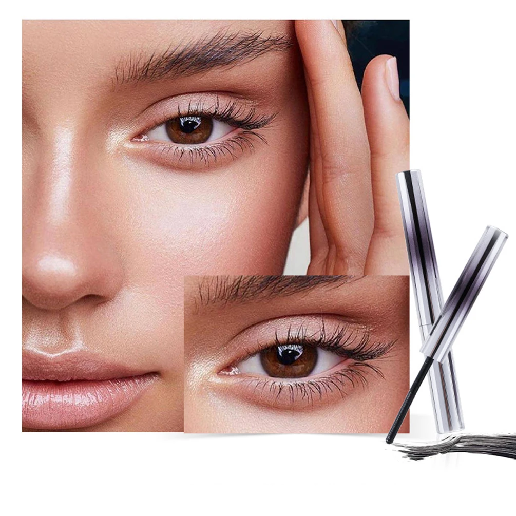 Private Label Mascara Custom Bulk 2g Thick Small Steel Rod Sweatproof Waterproof Long-lasting Eye Black Makeup Face Beauty Vegan