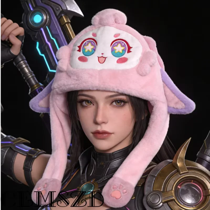[Limited Edition 100PCS] miHoYo Game Honkai Star Rail Mem Cosplay Big Ear Hat Anime Cartoon Zubehör Requisiten Halloween Geschenke – Detail 2