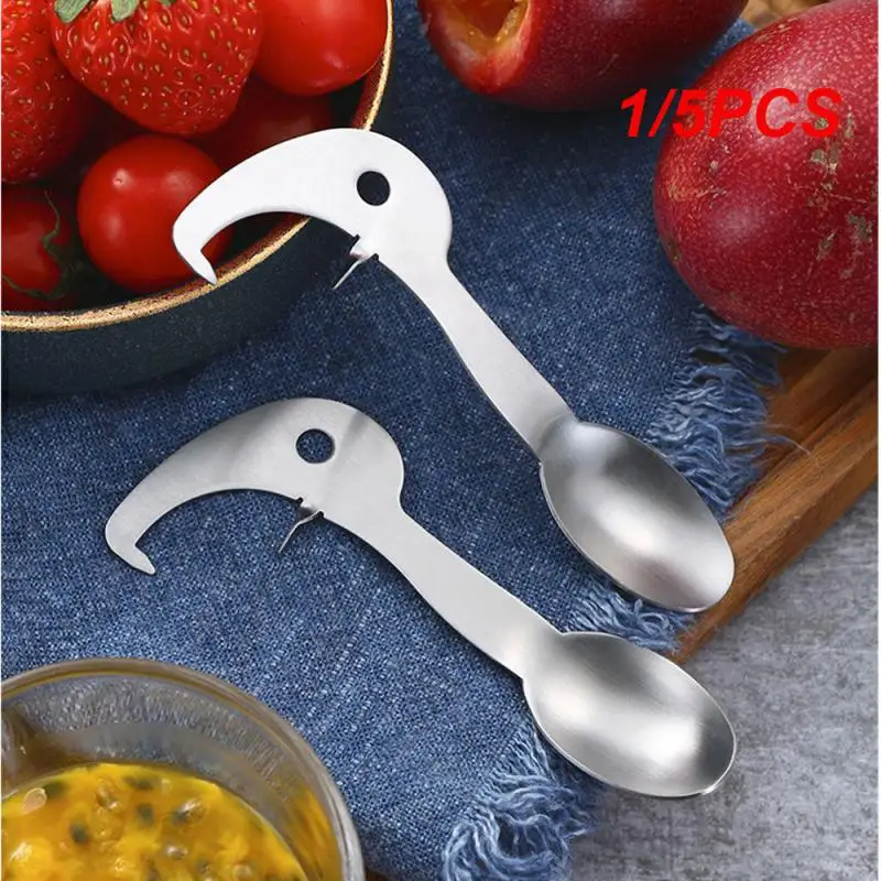 1/5PCS Kitchen Gadgets Kitchen Accessories Portable Stainless Steel Opener Fruit Sheller Corrosion-resistant Small Size