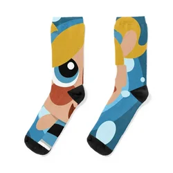 Bubbles Powerpuff Girls Socks Toe sports cartoon fashionable professional running Men Socks Luxury Brand Women's