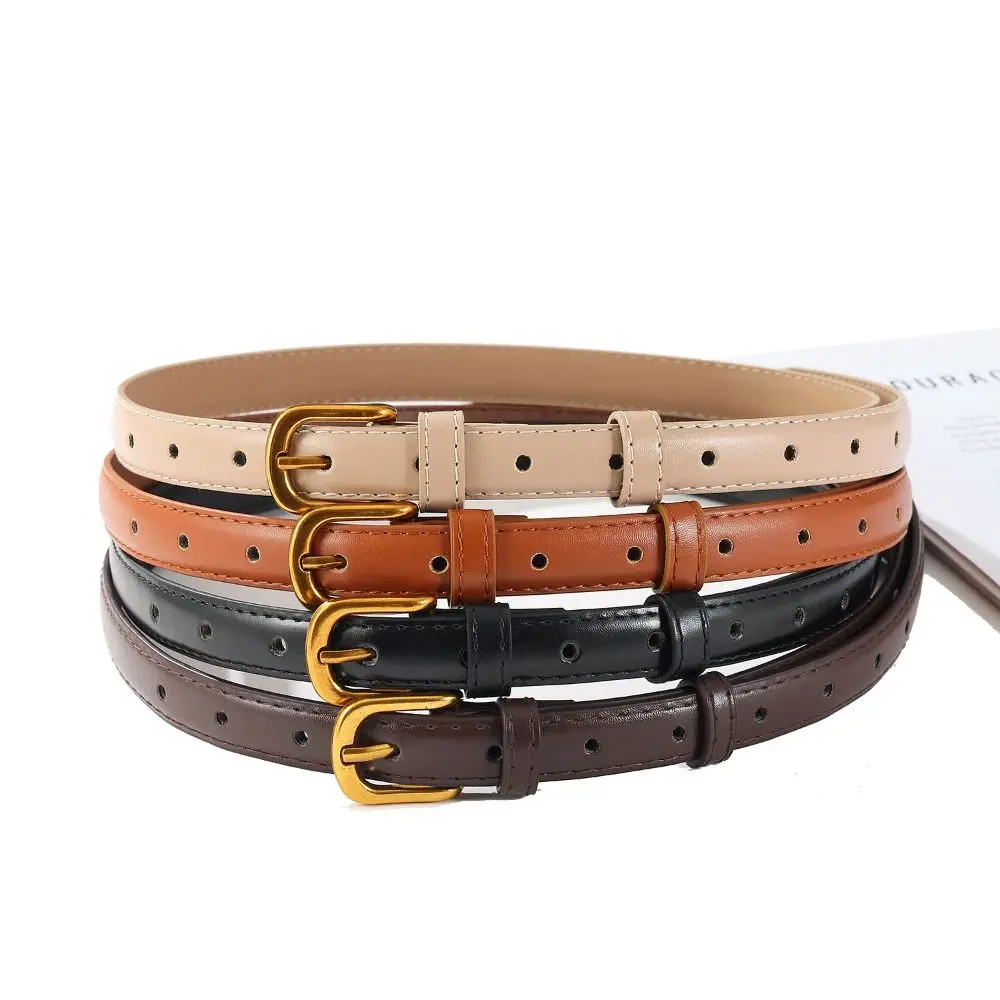 여성용 허리 장식 가죽 벨트, 트렌디한 허리 스트랩, 핀 버클 허리띠, 럭셔리 디자인