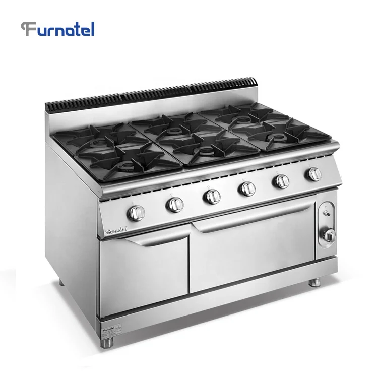 Commercial Six Burner Ranges Stoves Good Price With Oven